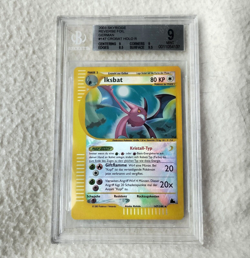 Pokemon Crobat Crystal 147/144 Reverse Holo Rare Iksbat PSA BGS 9 Skyridge Mint - Image 2