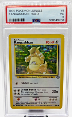1999 Pokemon Jungle Kangaskhan Holo #5 PSA 3 VG WOTC Vintage Unlimited Rare - Image 1