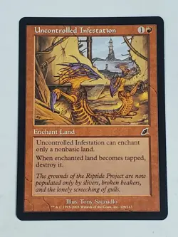 MTG Uncontrolled Infestation (Scourge/Red/C) - BGM - Image 1