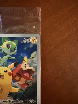 SEALED Pikachu 027 Sv: Scarlet & Violet Promo Cards Holo Pokemon card english - Image 2