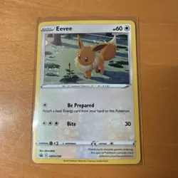 Eevee SWSH190 SWSH: Sword & Shield Promo Cards Holo LP - Image 1