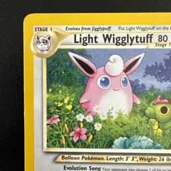 Light Wigglytuff Neo Destiny Set 54/105 Pokemon Card - NEAR MINT - Image 5