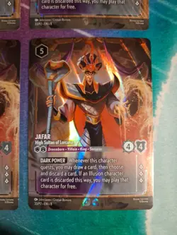 4x Jafar - High Sultan of Lorcana (Store Championship) Lorcana Promo Cards Holo - Image 2