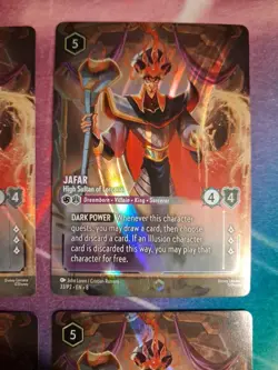 4x Jafar - High Sultan of Lorcana (Store Championship) Lorcana Promo Cards Holo - Image 5