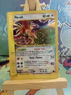 Pokemon TCG Ho-Oh Holo Card Skyridge Secret Rare 2003 149/144 - - Image 1