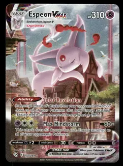 Pokemon Cards Espeon VMAX 270/264 Fusion Strike Alternate Art NM - Image 1