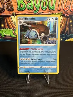 💦 Blastoise 017/078 Pokemon GO Holo 💦 - Image 1