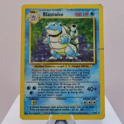 Pokemon TCG - Blastoise 2/102 Base Set Holo Rare WOTC 1999 - HP - Image 2