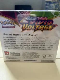 Pokemon Sword and Shield Vivid Voltage Booster Box Sealed With Box Protector 820650827495 - Image 2