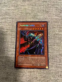 Vampire Lord - DCR-000 - 1st Edition - Secret Rare - LP - Image 2