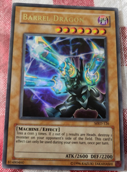 Yu-Gi-Oh! Barrel Dragon MRD-126 Metal Raiders Unlimited Exactly as Seen - Image 1