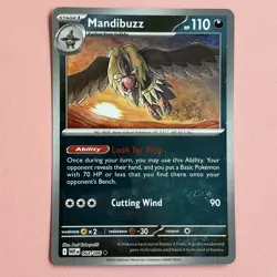 Mandibuzz Masterball Holo White Flare 064/086 NM Pokemon TCG - Image 1