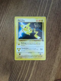 Pikachu 4 Promo Wizards Black Star Promos Pokemon MP - Image 1