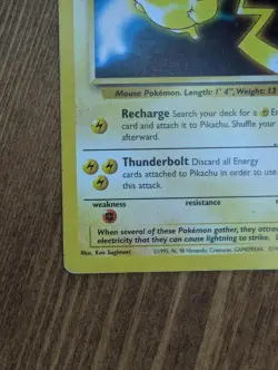 Pikachu 4 Promo Wizards Black Star Promos Pokemon MP - Image 5