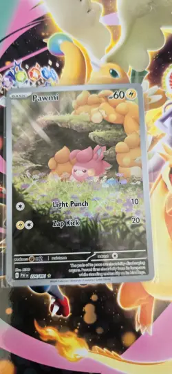 Pokemon TCG Pawmi Holo Paldean Fates Card 226/091 SV NM #543 - Image 1