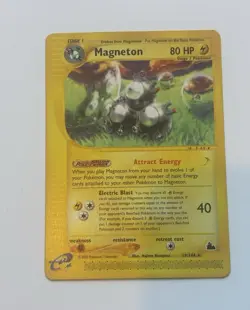 Pokemon TCG - Skyridge Magneton 19/144 non-Holo Rare 2003 LP/NM - Image 1