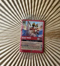 New Mickey Mouse Pirate Captain Costco Promo Holo Lorcana Disney - Image 1