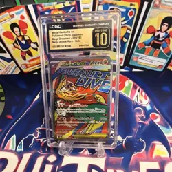 Pokemon Mega Hawlucha ex CGC 10 Pristine 229/193 Japanese Holo Mega Attack Rare - Image 1