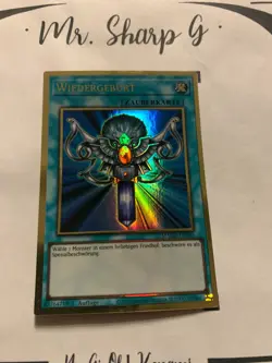 WIEDERGEBURT - 1. AUFLAGE MAGO-DE045 DEUTSCH Yu Gi Oh! CARD ULTRA GOLD RARE - Image 4