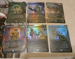 TMNT Pizza Promo Bundle All 6 Promo Cards FOIL Borderless MTG MINT 🔥🔥 - Image 1