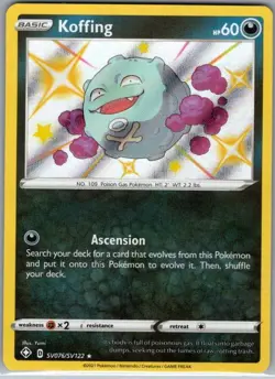 Koffing SV076/SV122 Shining Fates: Shiny Vault - Pokemon Card - NM - Image 1