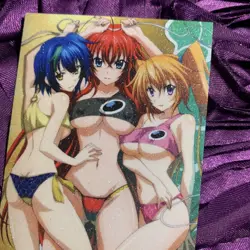 Rias Gremory & Xenovia HIGH SCHOOL DxD Goddess Matte Anime Waifu Girl Card Irina - Image 2