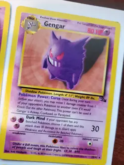 Gengar Haunter Aerodactyl Raichu Fossil Set Pokemon Card Base Jungle WOTC NM U - Image 4