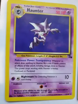 Gengar Haunter Aerodactyl Raichu Fossil Set Pokemon Card Base Jungle WOTC NM U - Image 5