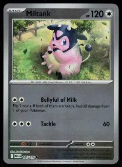 Miltank 106/132 Common Mega Evolution Pokemon Reverse Holo Near Mint - Image 1