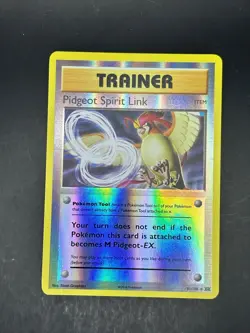 Pidgeot Spirit Link 81/108 Uncommon Evolutions Pokemon Reverse Holo NM ERORR - Image 1