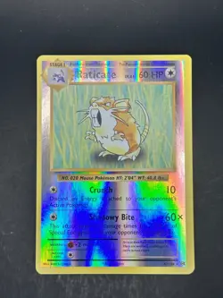 Raticate 67/108 Rare Evolutions Pokemon Reverse Holo Near Mint EN - Image 1