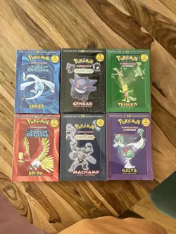 Pokemon Estampas Ilustradas Vintage Lugia Ho-Oh Gengar RARE 2000s Sealed OVP - Image 1