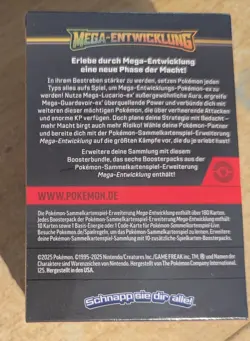 Pokemon Boosterbundle Mega-Entwicklung OVP Versiegelt 6 Boosterpacks DE - Image 2