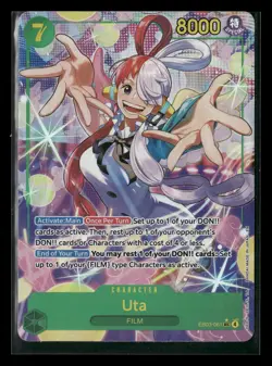 Uta (061) Alt Art Foil SEC Extra Booster: One Piece Heroines Edition EB03-061 NM - Image 1