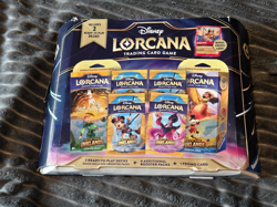 Disney Lorcana Trading Card Game 2 Decks 4 Booster Packs 1 Promo Card Sealed - Image 1