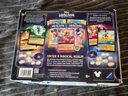 Disney Lorcana Trading Card Game 2 Decks 4 Booster Packs 1 Promo Card Sealed - Image 3