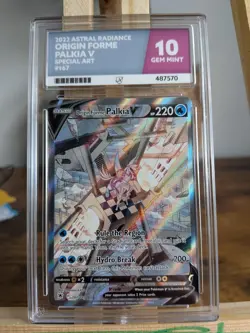 Pokemon TCG Origin Forme Palkia v Astral Radiance Holo Card 167/189 ACE 10 - Image 1