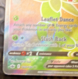 Celebi V Near Mint Full Art 160/198 Swsh06: Sword & Shield - Chilling Reign Holo - Image 3