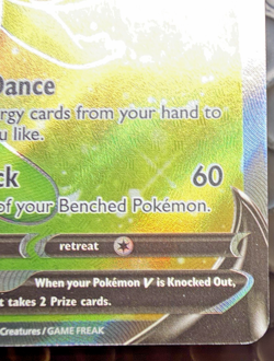 Celebi V Near Mint Full Art 160/198 Swsh06: Sword & Shield - Chilling Reign Holo - Image 4