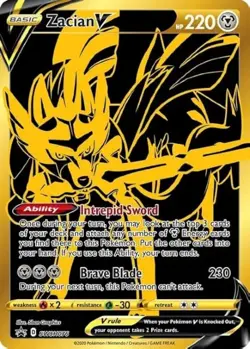 Pokemon TCG Zacian V SWSH Promo SWSH076 Holo Promo Near Mint! - Image 1
