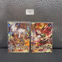 Jiraiya & Kushina Promo PR Kayou Official Naruto Card TCG Set NR-PR-009 & 010 - Image 1