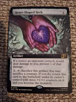 Heart-Shaped Herb Extended Art Marvel Super Heroes Mtg Nm 0435 - Image 1