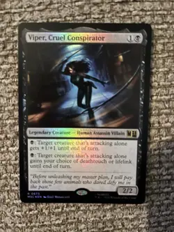 Viper, Cruel Conspirator Foil Marvel Super Heroes Mtg Nm 0673 - Image 1