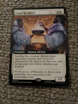 Loyal Retainers Extended Art Marvel Super Heroes Mtg 0313 - Image 1