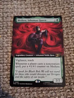 Medusa, Inhuman Queen Extended Art Marvel Super Heroes Mtg Nm 0383 - Image 1