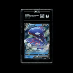 2023 Pokemon SWSH Crown Zenith Kyogre V #037/159 TAG 8.5 - Image 1