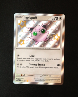 Pokemon Card TCG - Jigglypuff 198/091 - Paldean Fates - Baby Shiny Rare - NM ⭐ - Image 1