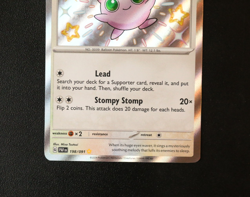 Pokemon Card TCG - Jigglypuff 198/091 - Paldean Fates - Baby Shiny Rare - NM ⭐ - Image 3