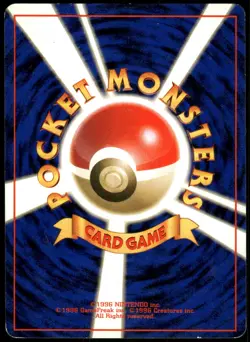 1996 Heavy Played Pokemon Koffing No. 109 Base Set Japanese - Image 2