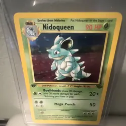Pokemon Nidoqueen Jungle 07/64 Holo Rare 1st Edition 90 HP Stage 2 WOTC Card - Image 1